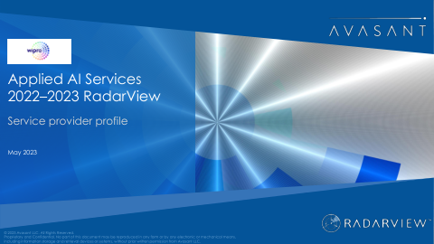 Avasant 应用人工智能服务 2022-2023 RadarView